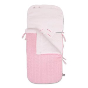 Fusak do autosedačky Baby's Only "Cable Teddy Soft" Footmuff | Baby Pink