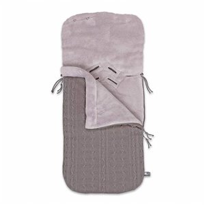 Fusak do autosedačky Baby´s Only Cable Teddy Footmuff 0+ I. | Taupe
