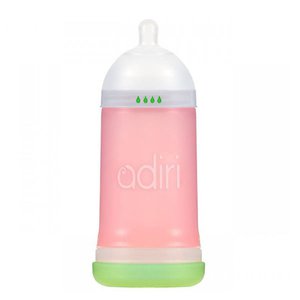 Kojenecká lahvička Adiri® Nurser™ silnější průtok 281 ml | růžová