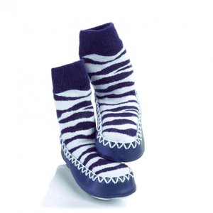 Dětské bačkůrky ponožkové Mocc Ons | Zebra