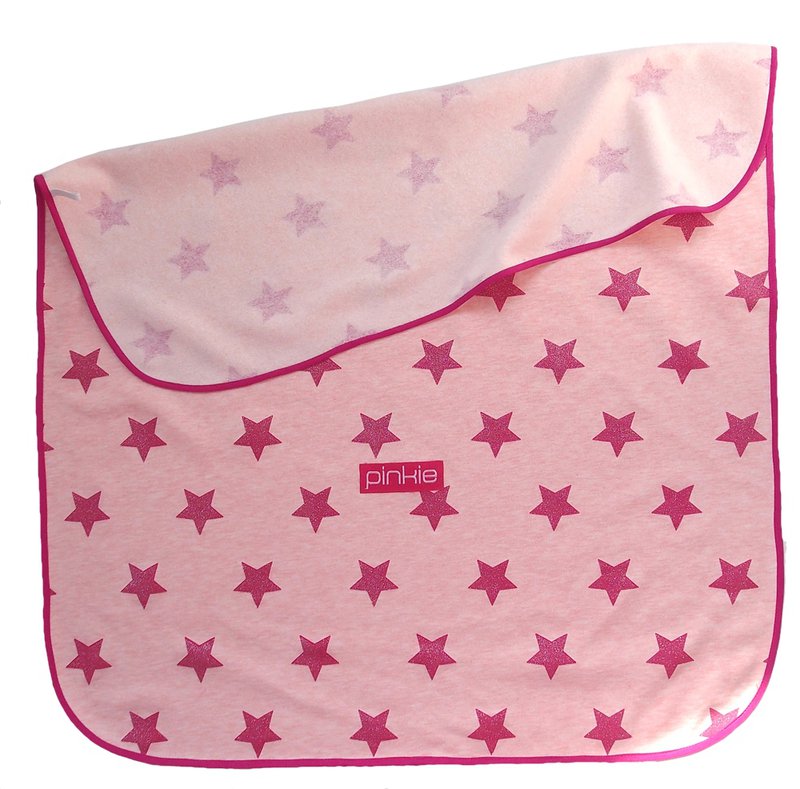 Pinkie Bavlněná deka | Stars/Pink
