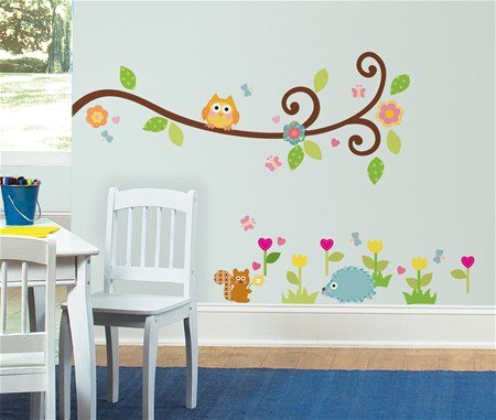 RoomMates Samolepka dekorace na zeď dětské Strom štěstí - větvička