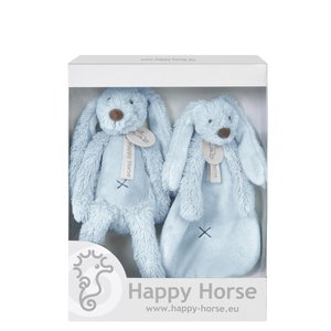 Dárkový set králíček Richie Happy Horse | modrý