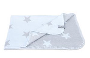 Dětské deky Baby´s Only "Star" Baby Blue/Light Grey
