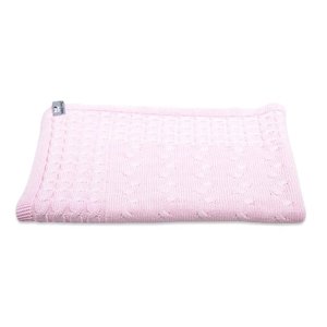 Dětská deka pletená Baby's Only "Cable Uni" Blanket Classic Pink