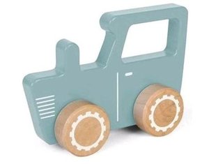 Little Dutch Dřevěný traktor | modrý