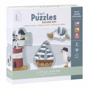 Little Dutch Puzzle 6v1 | námořnický záliv