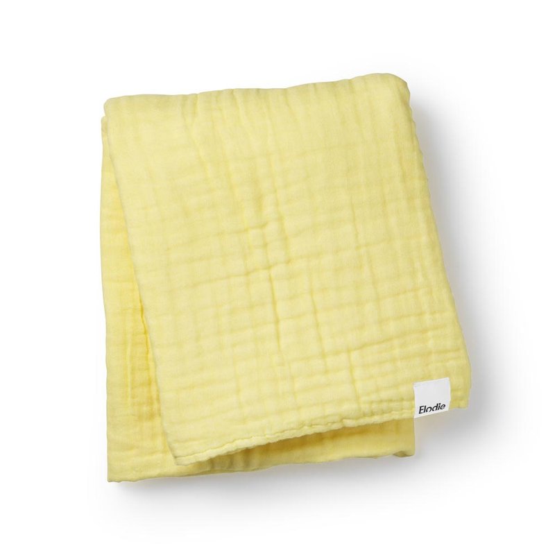 Elodie Details Mušelínová deka Crincled Blanket | Sunny Day Yellow