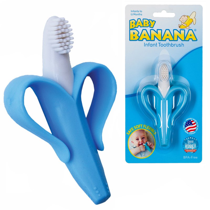 Baby Banana Brush První kartáček | modrý banán