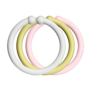 BIBS Loops kroužky 12 ks | Haze/Meadow/Blossom