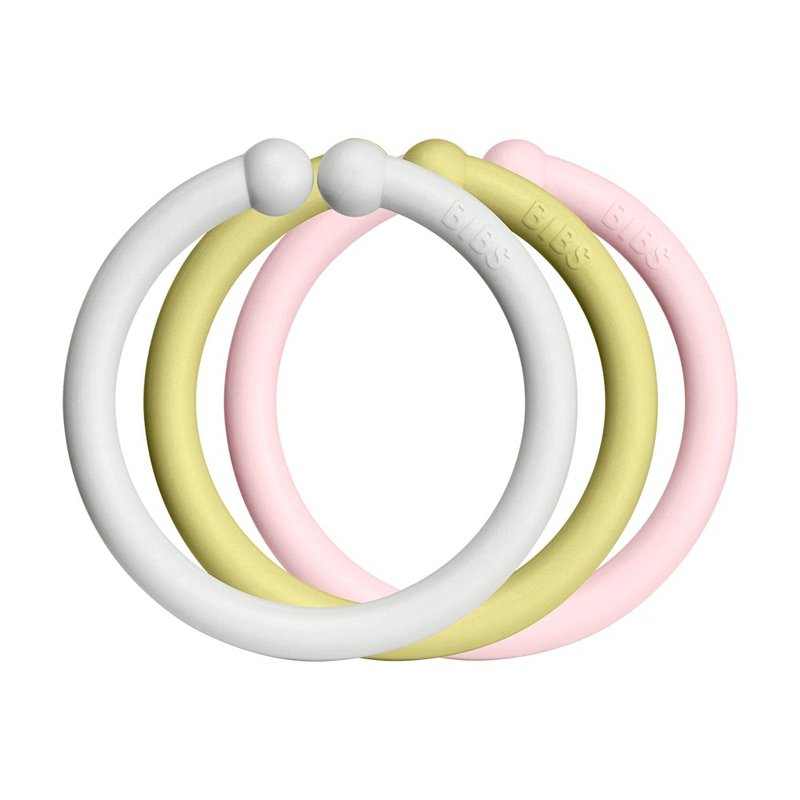 BIBS Loops kroužky 12 ks | Haze/Meadow/Blossom
