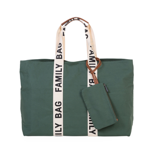Childhome Cestovní taška Family Bag Canvas | Green