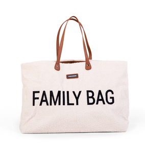 Childhome Cestovní taška Family Bag | Teddy Off White