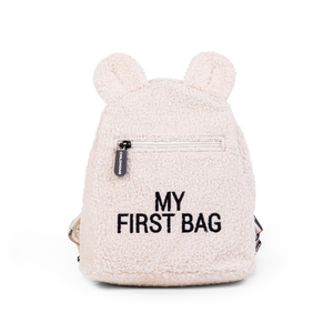 Childhome Dětský batoh My First Bag | Teddy off White