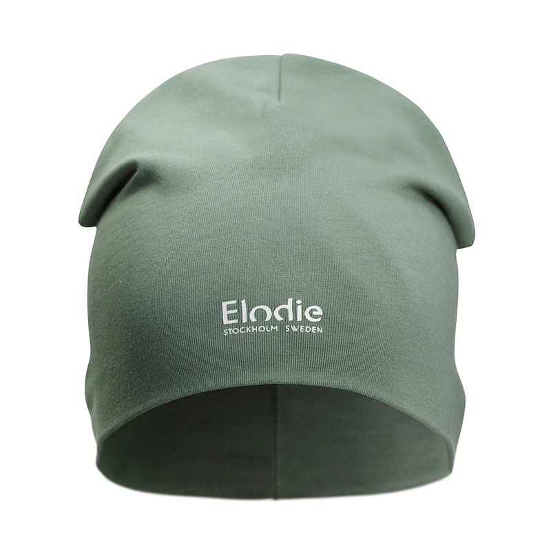 Elodie Details Bavlněná čepice Logo | Hazy Jade - 0-6 měsíců