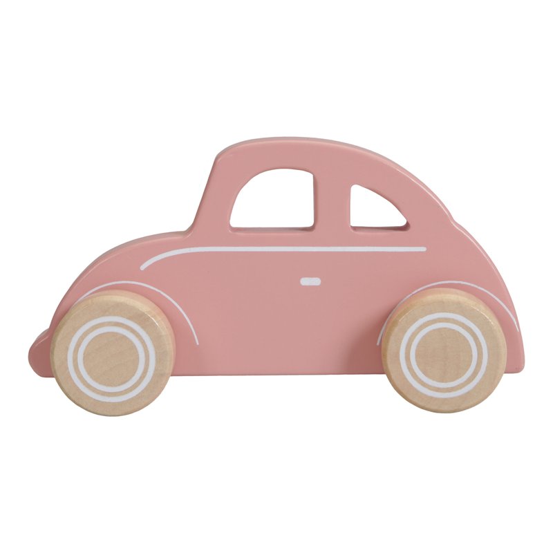 Little Dutch dřevěné autíčko brouk | Pink