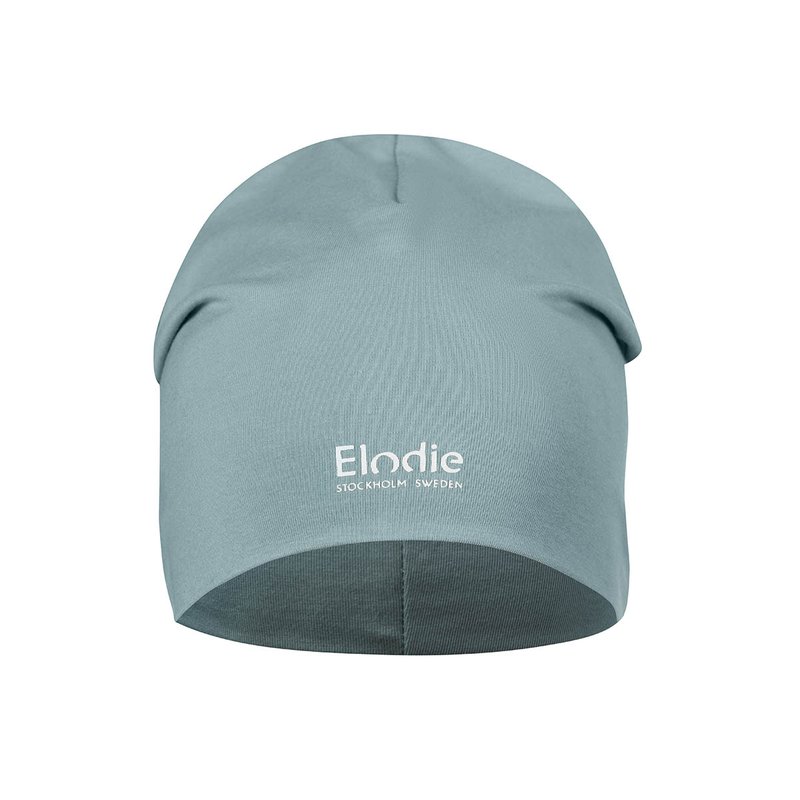 Elodie Details Bavlněná čepice Logo | Aqua Turquoise - 0-6 měsíců