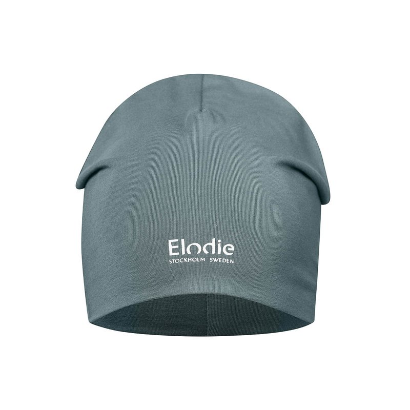 Elodie Details Bavlněná čepice Logo | Deco Turquoise - 0-6 měsíců