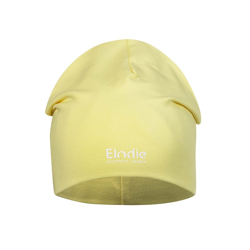 Elodie Details Bavlněná čepice Logo | Sunny Day Yellow - 0-6 měsíců