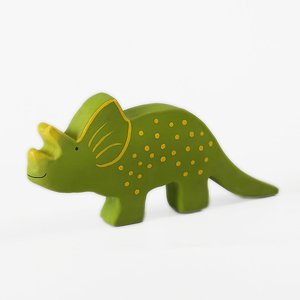 Kousátko Tikiri Baby dinosaurus z přírodního kaučuku | Triceratops Trice