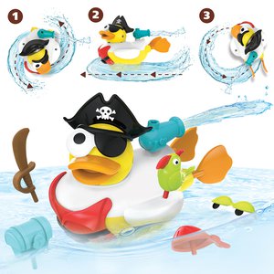 YOOKIDOO Kreativní plavací kachna | Pirát
