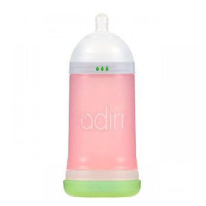 Kojenecká lahvička Adiri® Nurser™ mírný průtok 281 ml | růžová