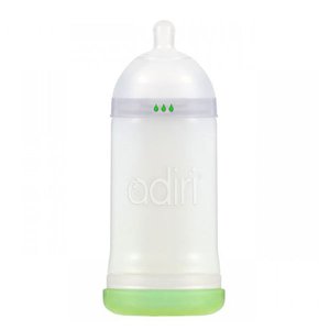 Kojenecká lahvička Adiri® Nurser™ mírný průtok 281 ml | bílá