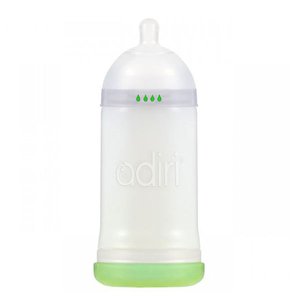 Kojenecká lahvička Adiri® Nurser™ silnější průtok 281 ml | bílá