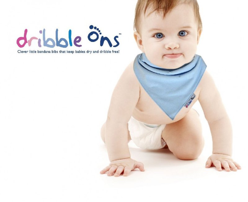 Sock Ons Slintáček Dribble Ons® Baby - Blue