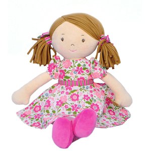 Bonikka látková panenka Fran 41cm | růžová