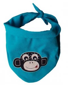Dětský šátek Pinkie | Turquoise Monkey