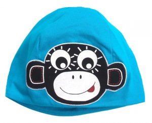 Dětská čepice Pinkie | Turquoise Monkey