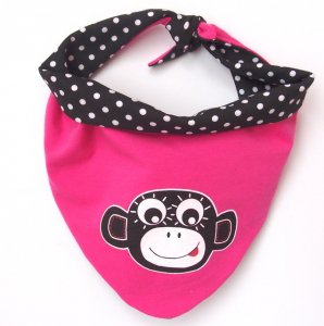 Dětský šátek Pinkie | Pink Bullets Monkey