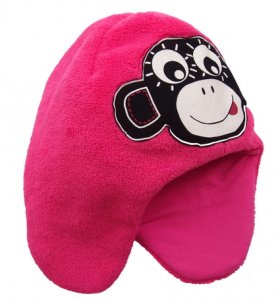 Dětská zimní čepice | Pinkie Pink Monkey