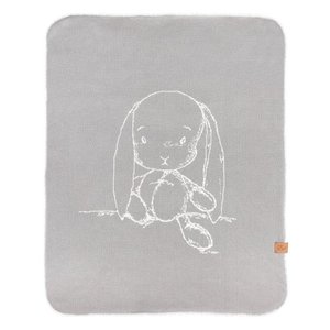 Bavlněná deka s Effikem 70 x 90 cm | šedá