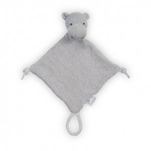 Jollein Mazlík Soft knit hippo light grey
