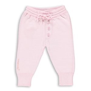 Kojenecké pletené tepláčky Baby´s Only Newborn "Pants" | růžové