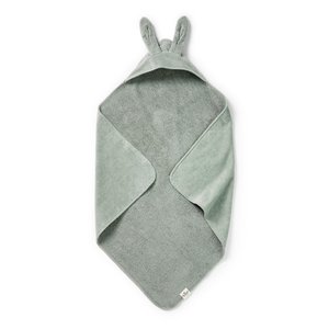 Osuška s kapucí Elodie Details | Mineral Green Bunny