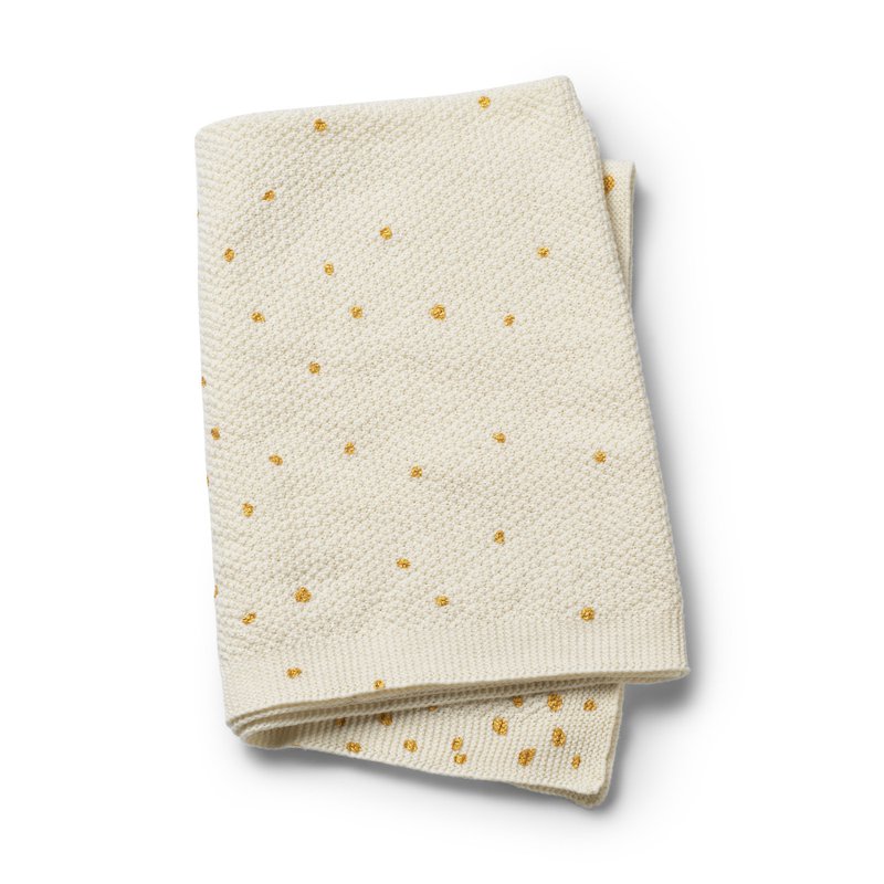 Elodie Details Pletená deka | Gold Shimmer