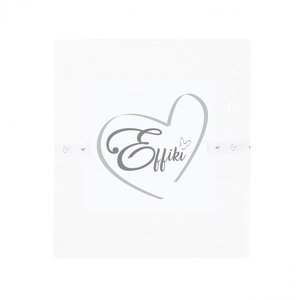 Bavlněné prostěradlo Effiki 60x120 cm | bílé
