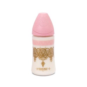 Kojenecká láhev Haute Couture 270ml - Růžová