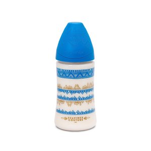 Kojenecká láhev Haute Couture 270ml- Tmavě modrá