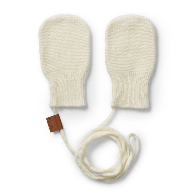 Elodie Details Kojenecké rukavice Vintage Mittens | Vanilla White