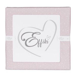 Prostěradlo Effiki by M. Socha 60x120 cm | růžové s tečkami